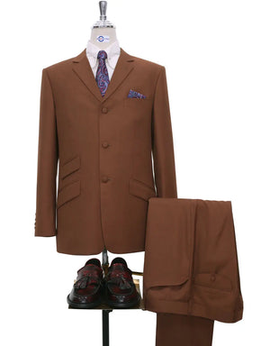 Mod Suit | Burnt Orange Wedding Suit Modshopping Clothing