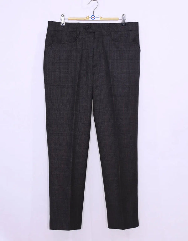 Glen Plaid Suit | Vintage Style Dark Brown Glen Plaid Suit ...