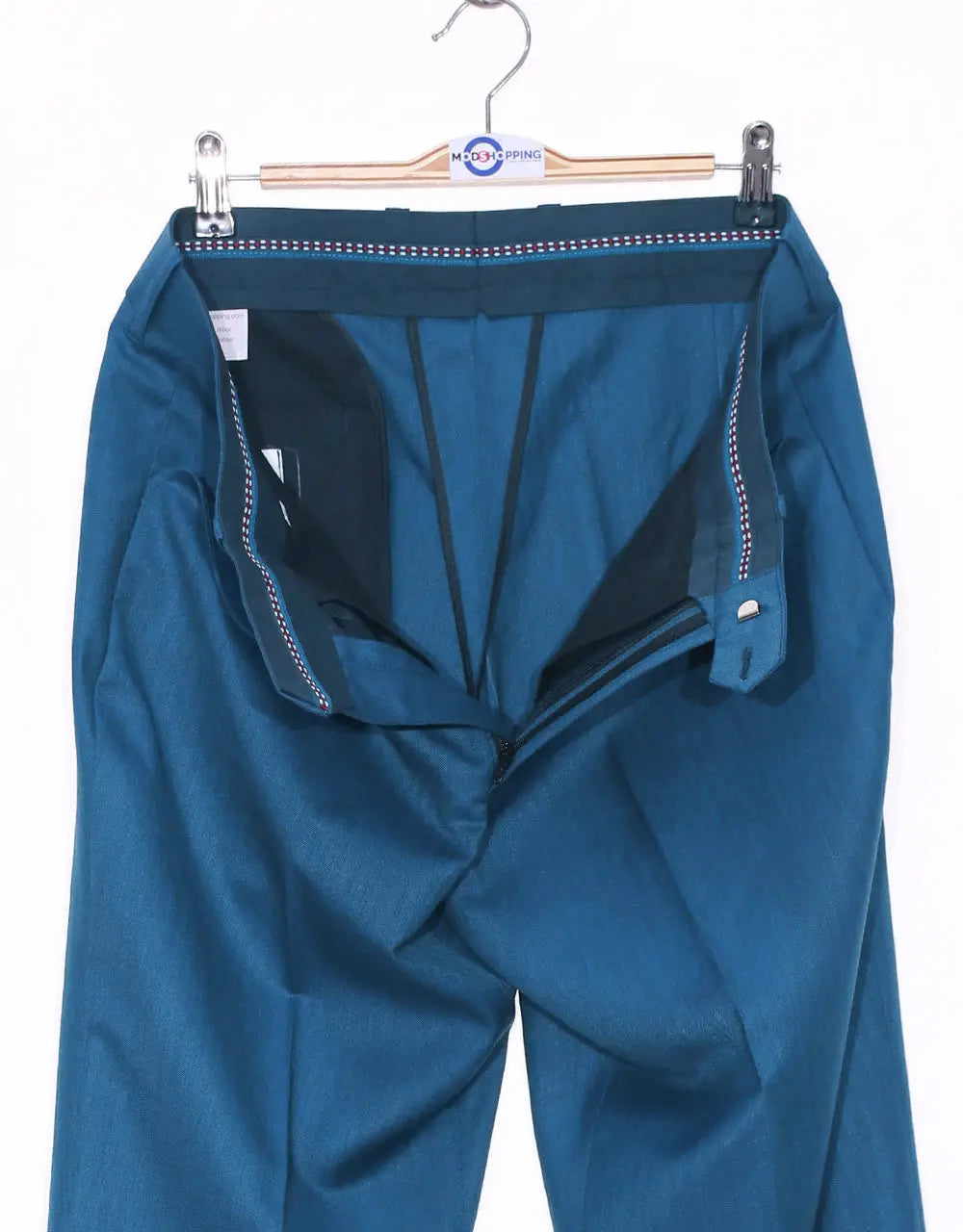 Mod Suit - Deep Sky Blue Herringbone Suit Modshopping Clothing