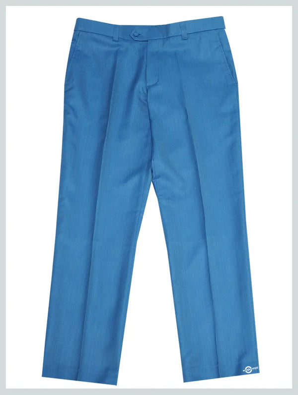 Mod Trouser | Deep Sky Blue Birdseye Trouser Modshopping Clothing