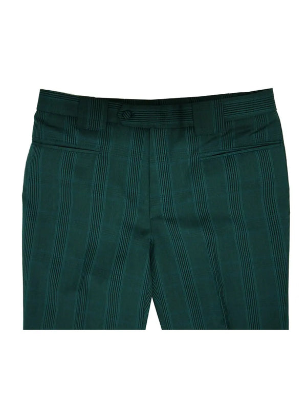 Mod Trouser | Olive Green Prince Of Wales Check Trouser Modshopping Clothing