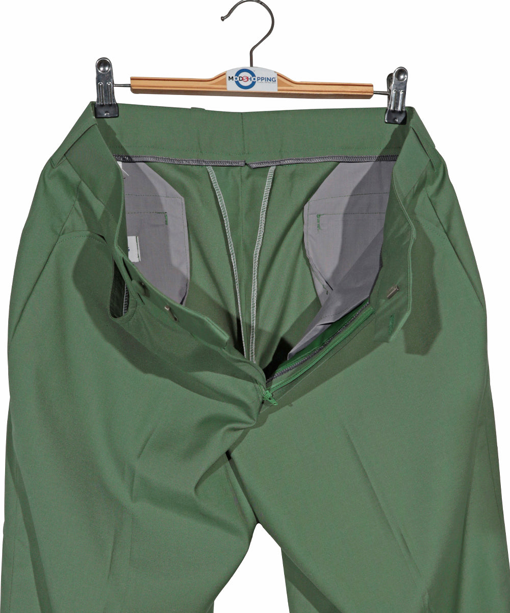 Mod Suit - Mint Green 4 Button Suit