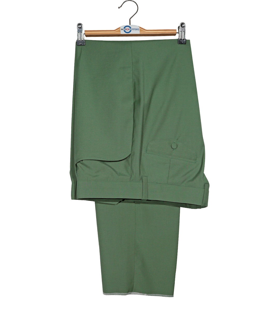 Mod Suit - Mint Green 4 Button Suit