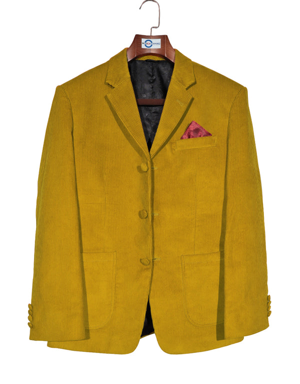 Corduroy Jacket - Mustard Corduroy Jacket