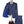 Load image into Gallery viewer, Linen Suit - Navy Blue Prince of Wales Check 3 Piece Suit
