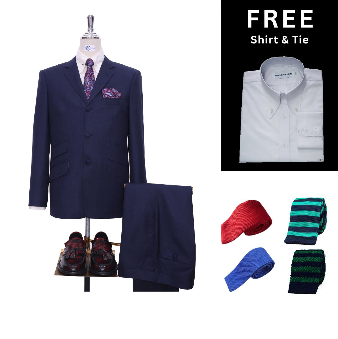 Navy Blue Suit Packet 