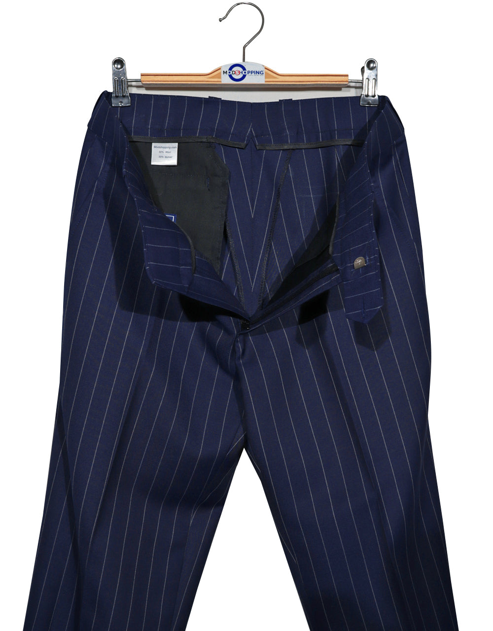 Navy Blue Stripe Suit
