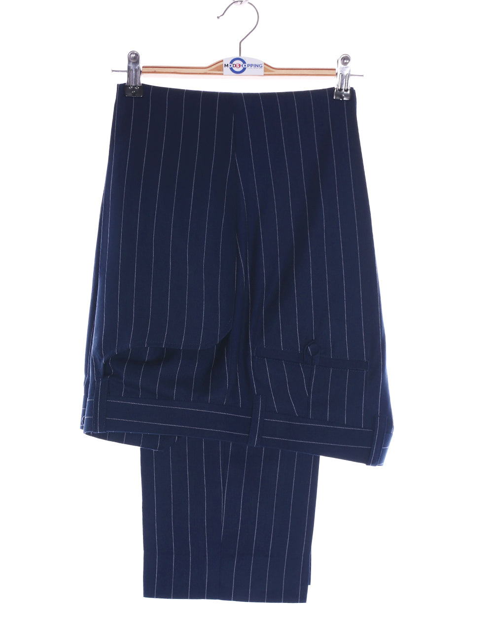Navy Blue Stripe Suit