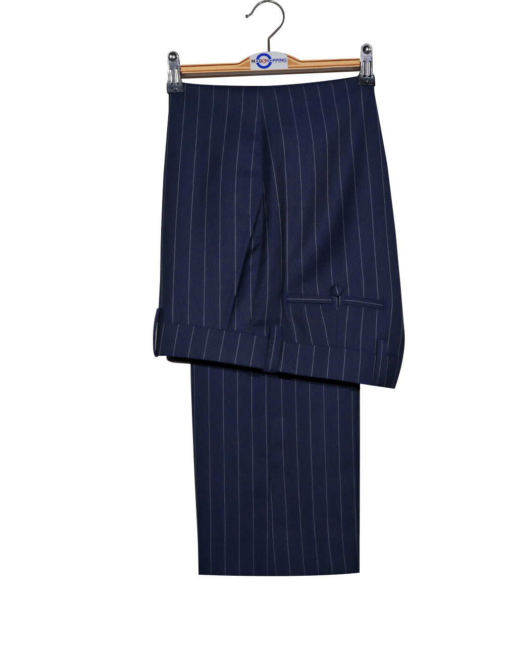 Navy Blue Stripe Suit