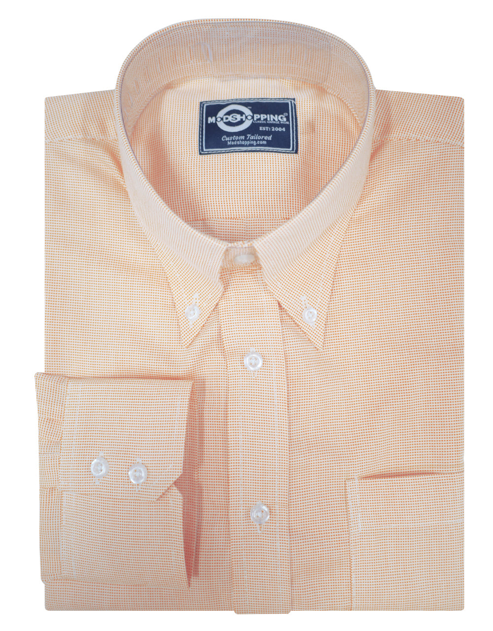 Orange Small Houndstooth 01