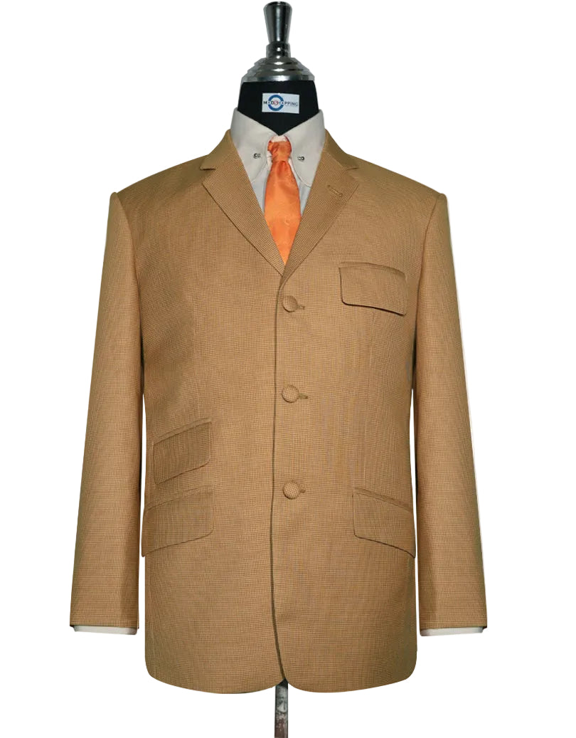 Orange Small Houndstooth Jacket