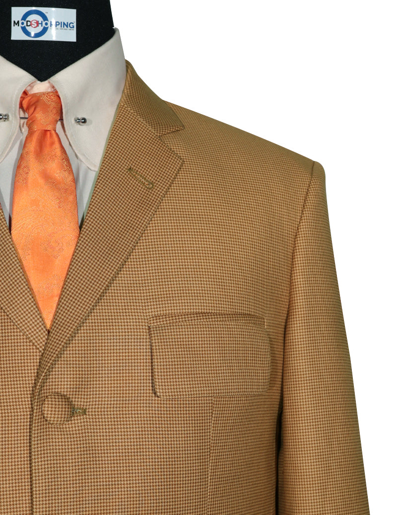 Orange Small Houndstooth Jacket