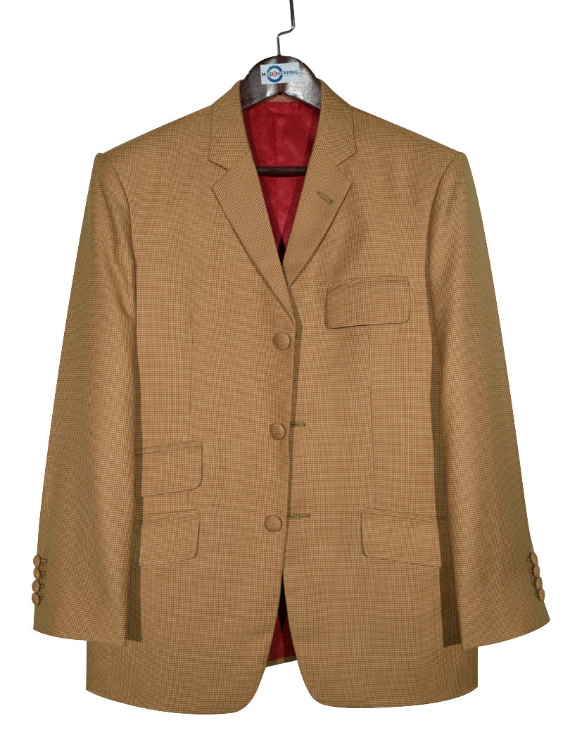 Orange Small Houndstooth Jacket