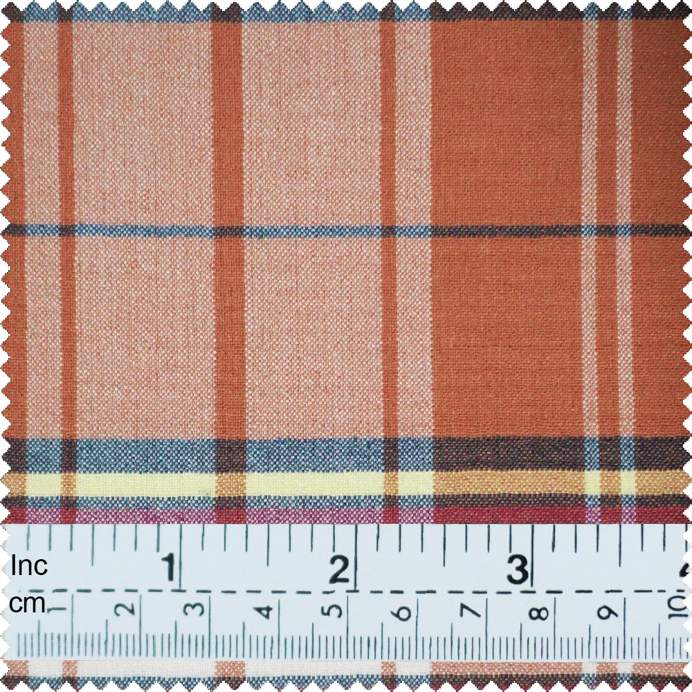 Orange and White Tartan Check Jacket