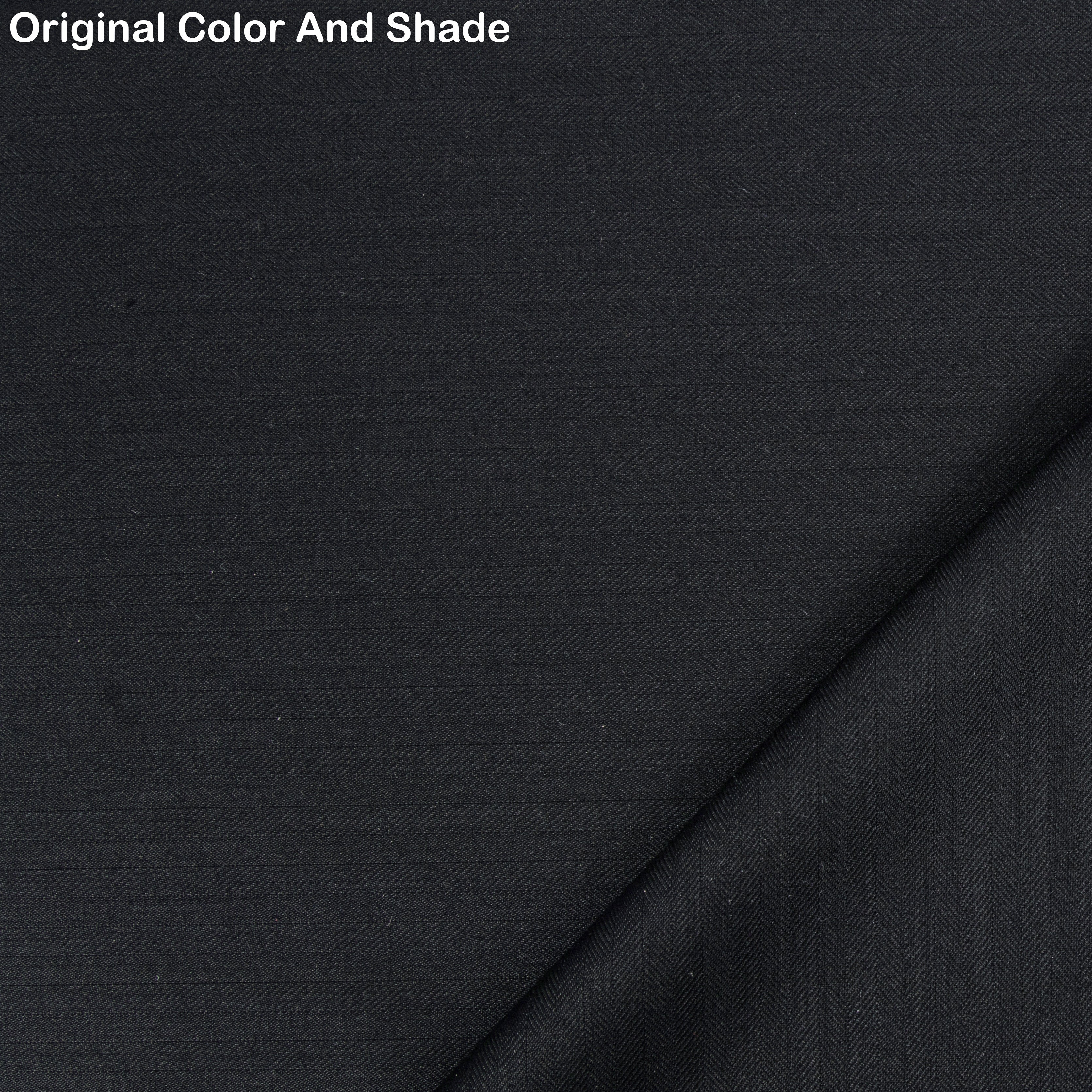 Men’s Mod Style Black Herringbone Suit