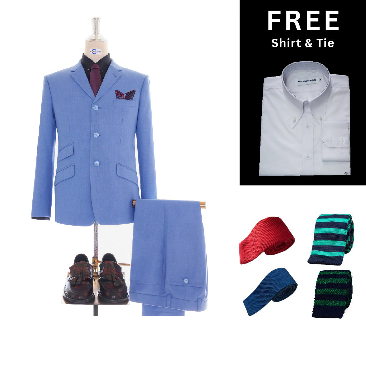 Pale Blue Suit Packet