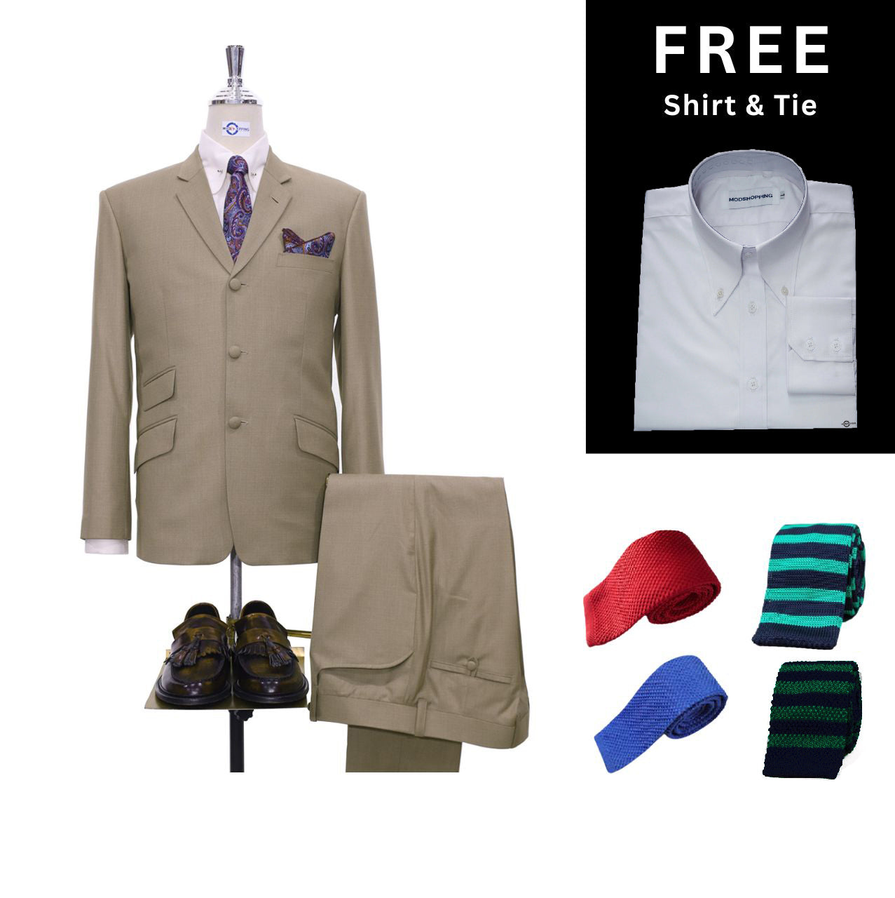 Pale Brown suit Packet 