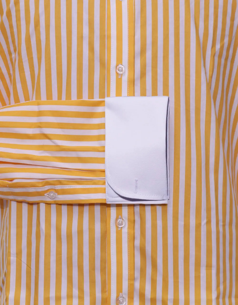 Penny Pin Collar Shirt - Orange And White Stripe Shirt Modshopping Clothing
