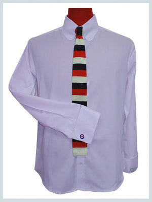 Penny Tab Collar Shirt - Lavender Shirt for Men Modshopping Clothing