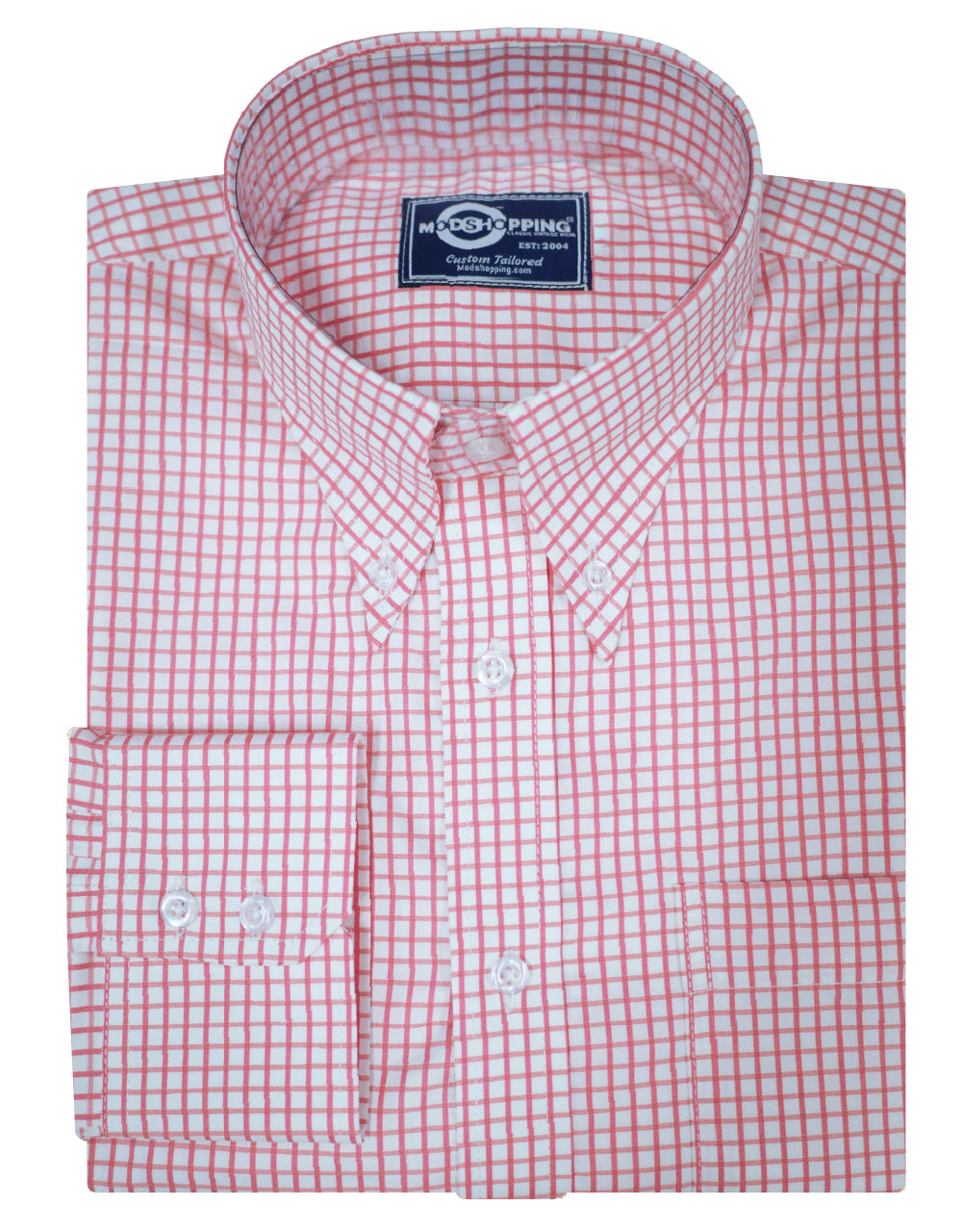 Pink Gingham Check Shirt 01