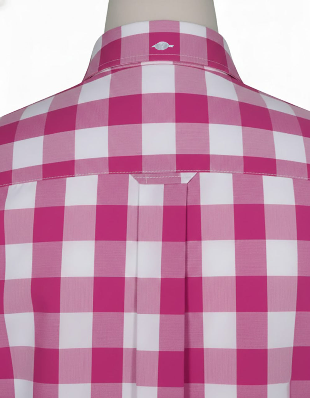 Pink Gingham Check Short Sleeve Shirt