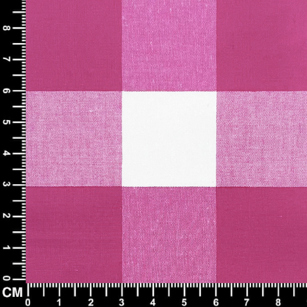 Pink Gingham Check Short Sleeve Shirt