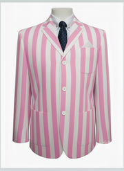 Pink and White Boating Blazer