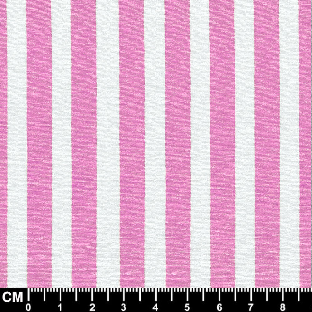 Penny Pin Collar Shirt - Pink and White Stripe Shirt