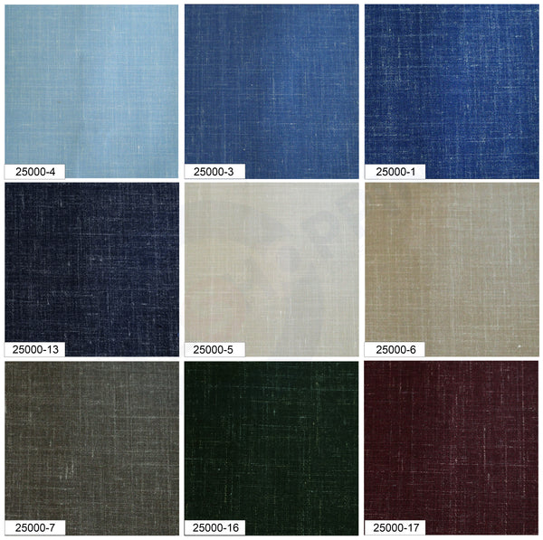 Bespoke Jacket - Plain Color 100% Pure Linen Fabric By Cavani