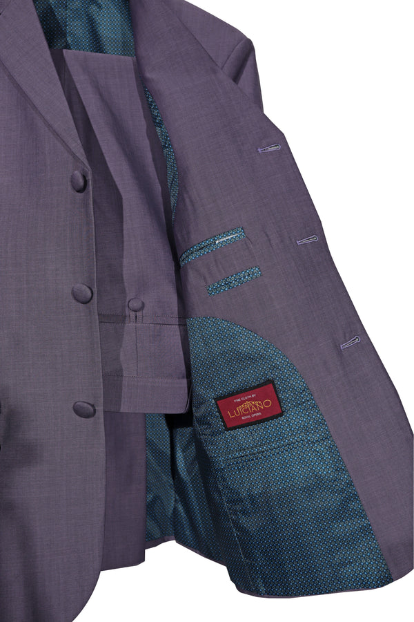 Two Tone Suit - Violet and Black Two Tone Suit