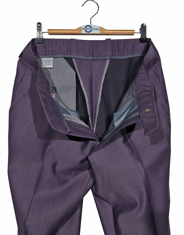 Two Tone Suit - Violet and Black Two Tone Suit