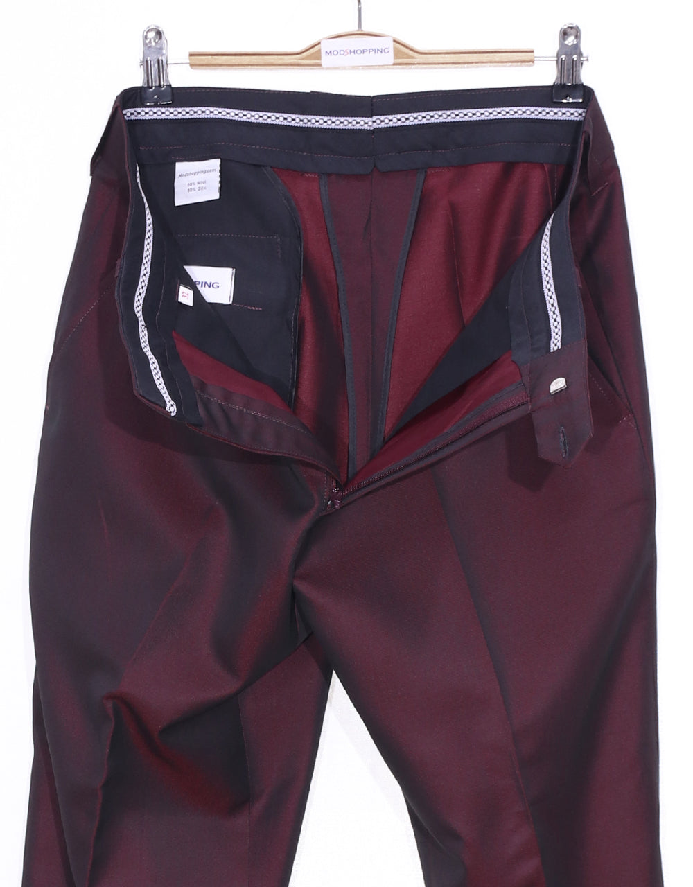 Mod Suit – 60s Style Red & Black Two-Tone Suit