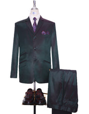 Red & Olive Two Tone Suit