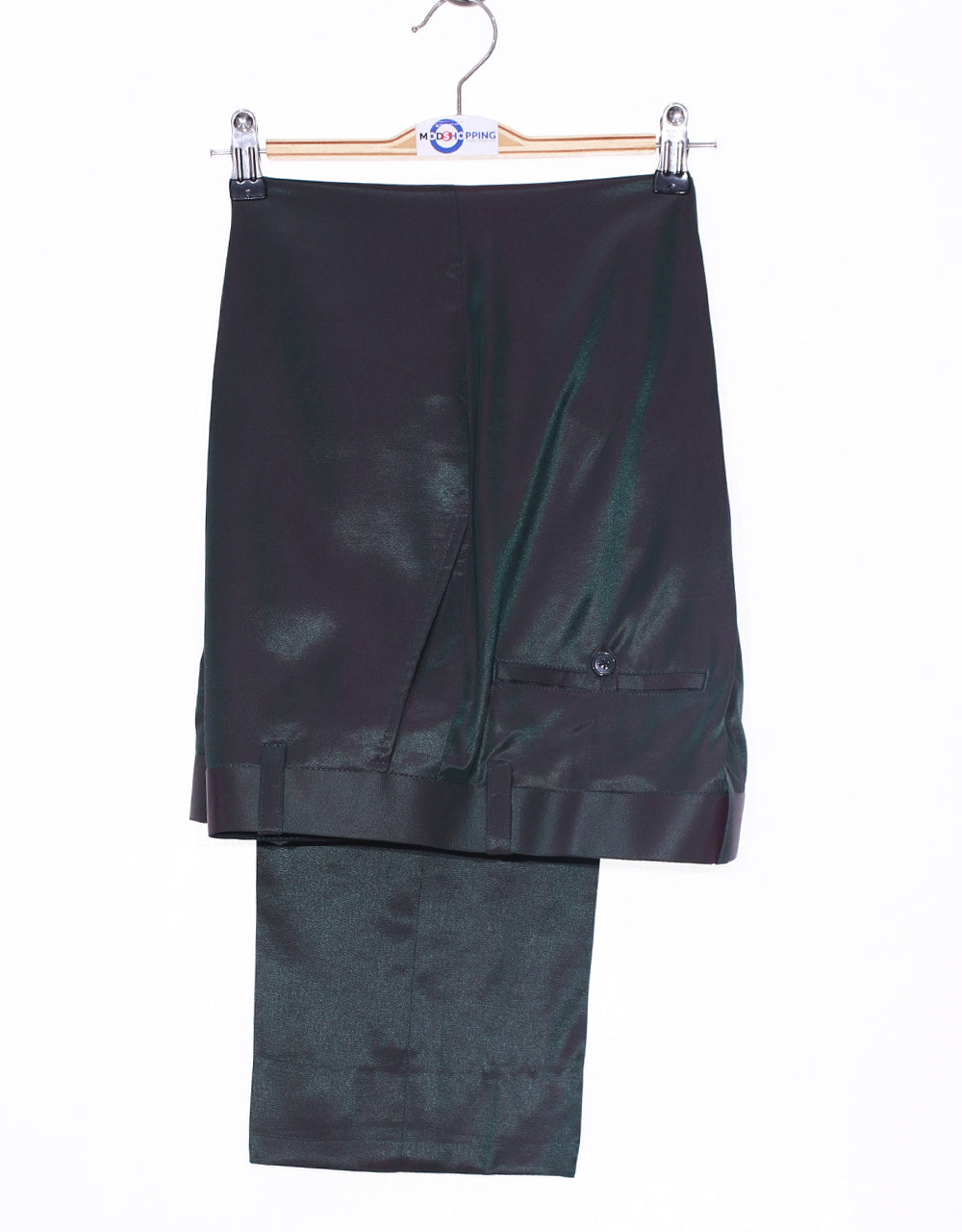 Red & Olive Two Tone Suit Back Trosuer