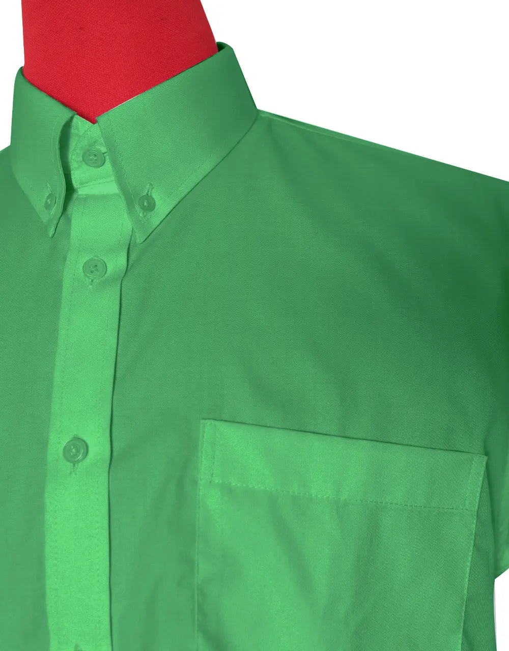 Short-Sleeve Shirt | 60S Mod Style Green Color Shirt For Man Modshopping Clothing