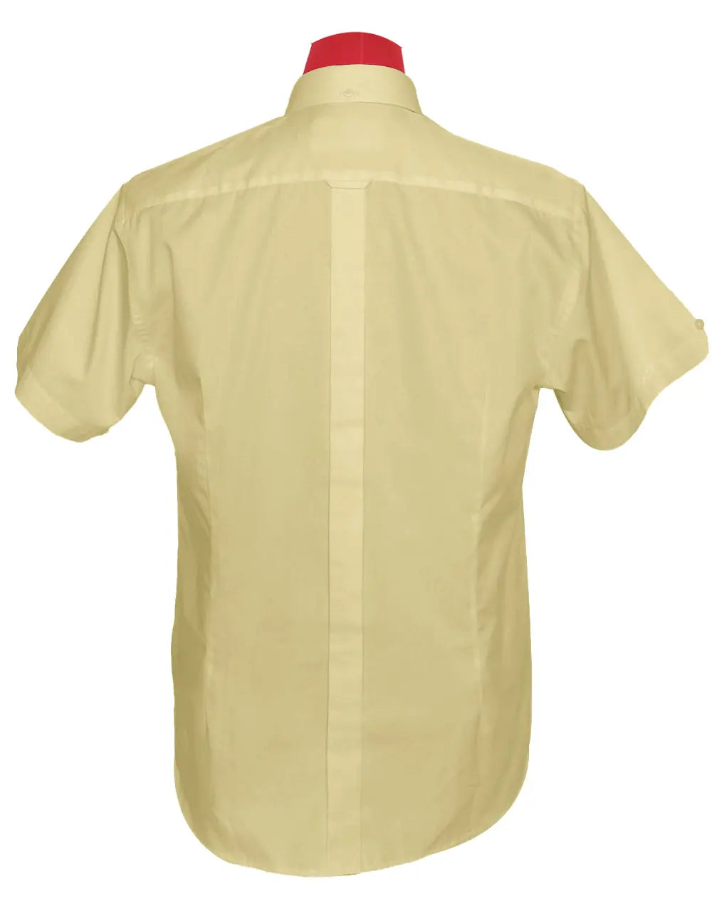 Short Sleeve Shirt | 60S Mod Style Vanilla Color Shirt For Man Modshopping Clothing