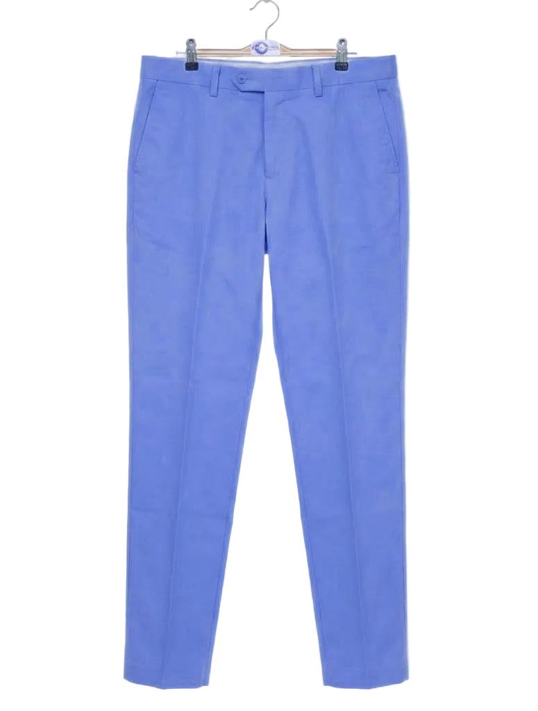 Classic Mod Sky Blue Sta-Press Trousers