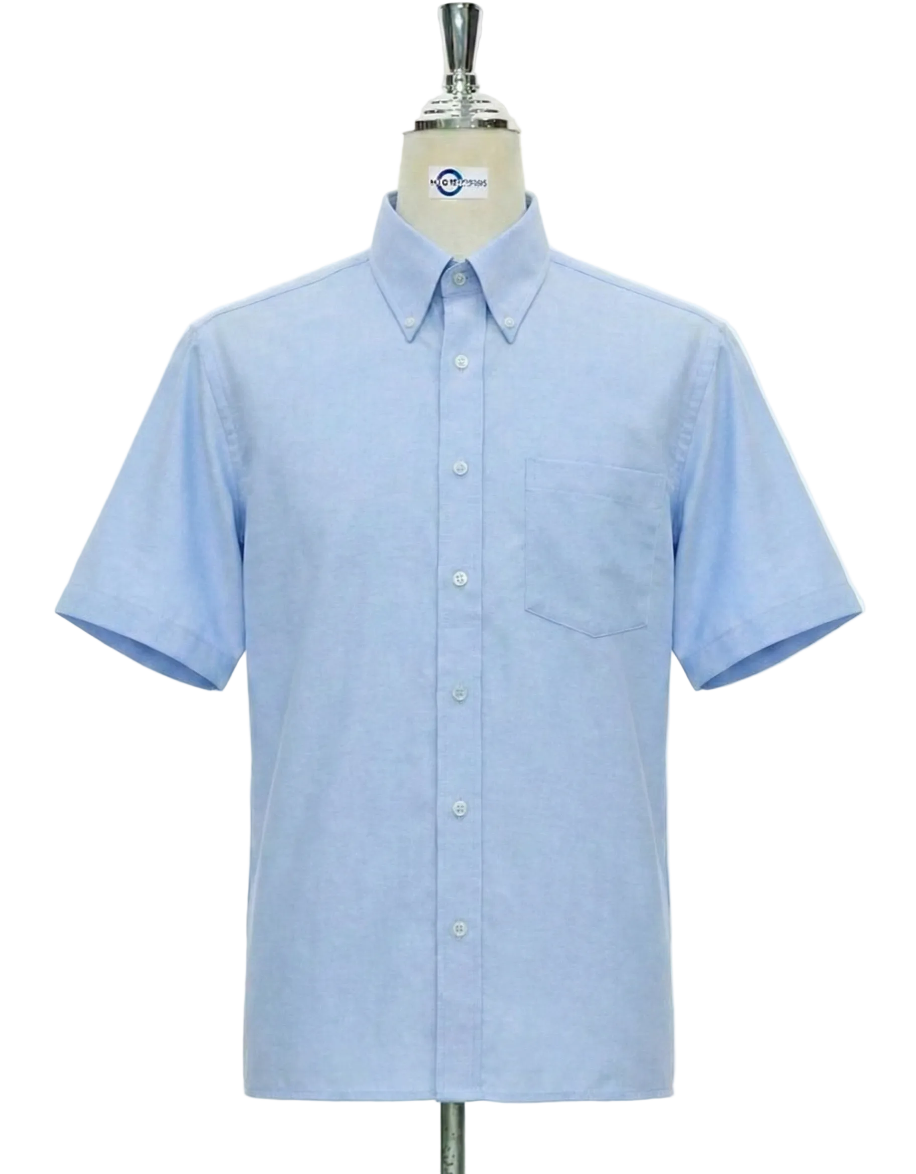 Short Sleeve Shirt | 60S Mod Style  Sky Color  Shirt For Man