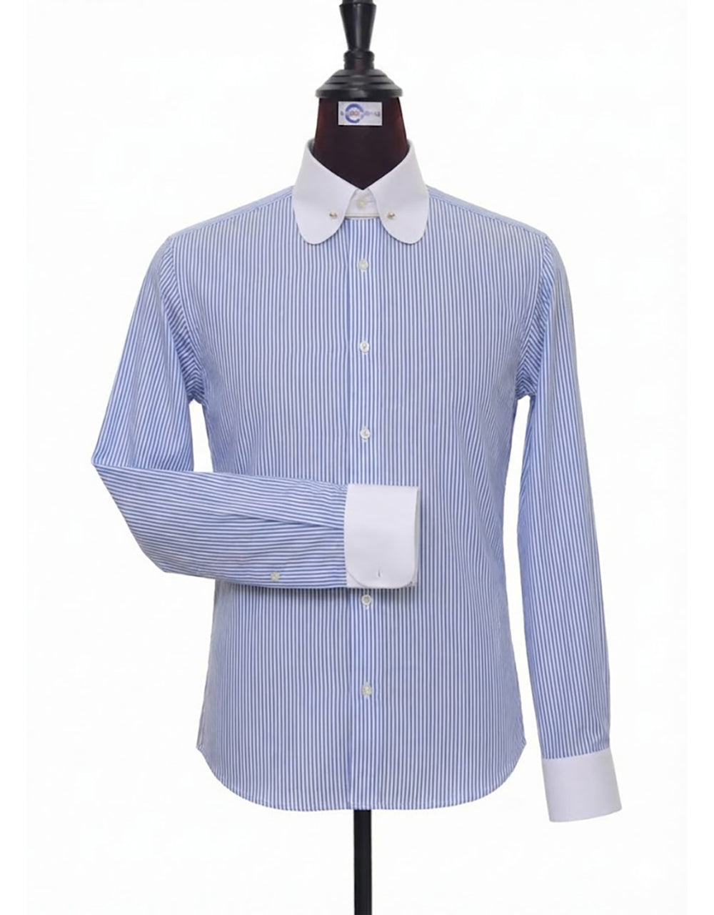 Sky Blue Pinstripe Shirt