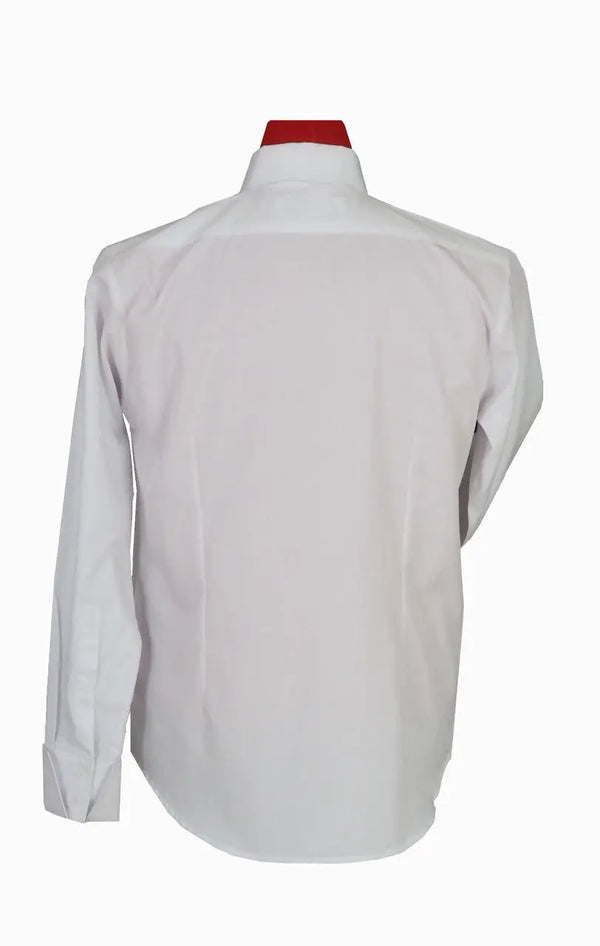 Spearpoint Collar Shirt - White Tab Collar Shirt Modshopping Clothing
