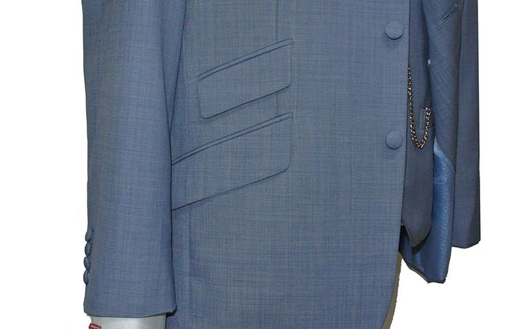 Steel Blue Tailored Suit