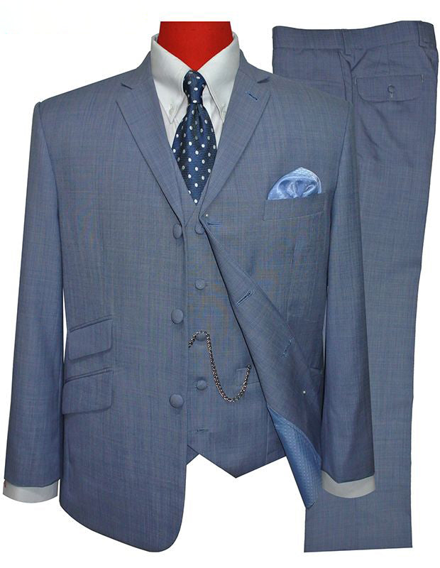Steel Blue Tailored Suit