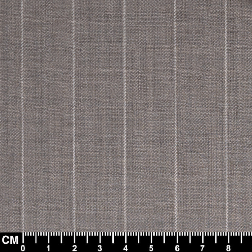 Light haki and White Stripe Fabric Size
