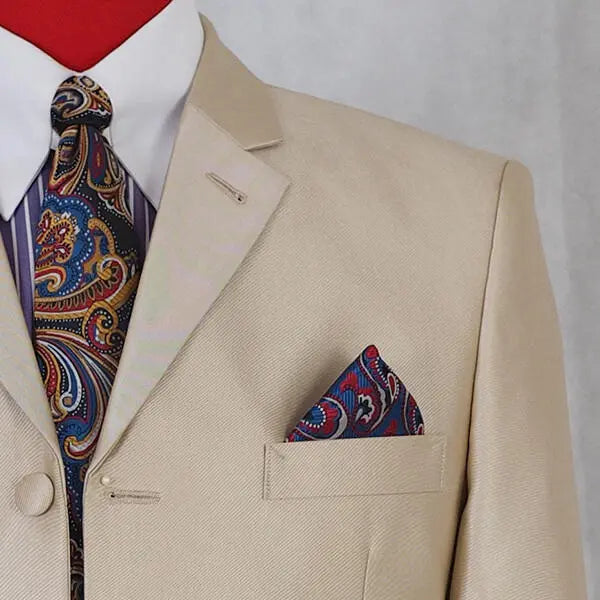 Tonic Suit | 60S Style Pale Gold Tonic Suit For Men Modshopping Clothing