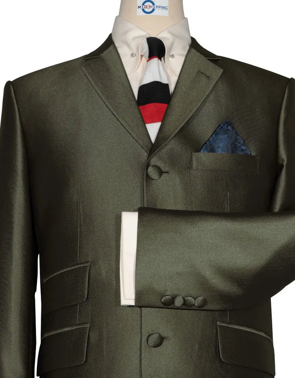 Tonic Suit | Dark Brown Tonic Suit For Men Modshopping Clothing