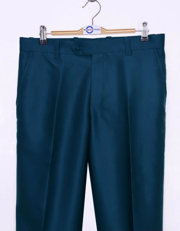Trouser Only - Peacock Blue Tonic Trouser Modshopping Clothing