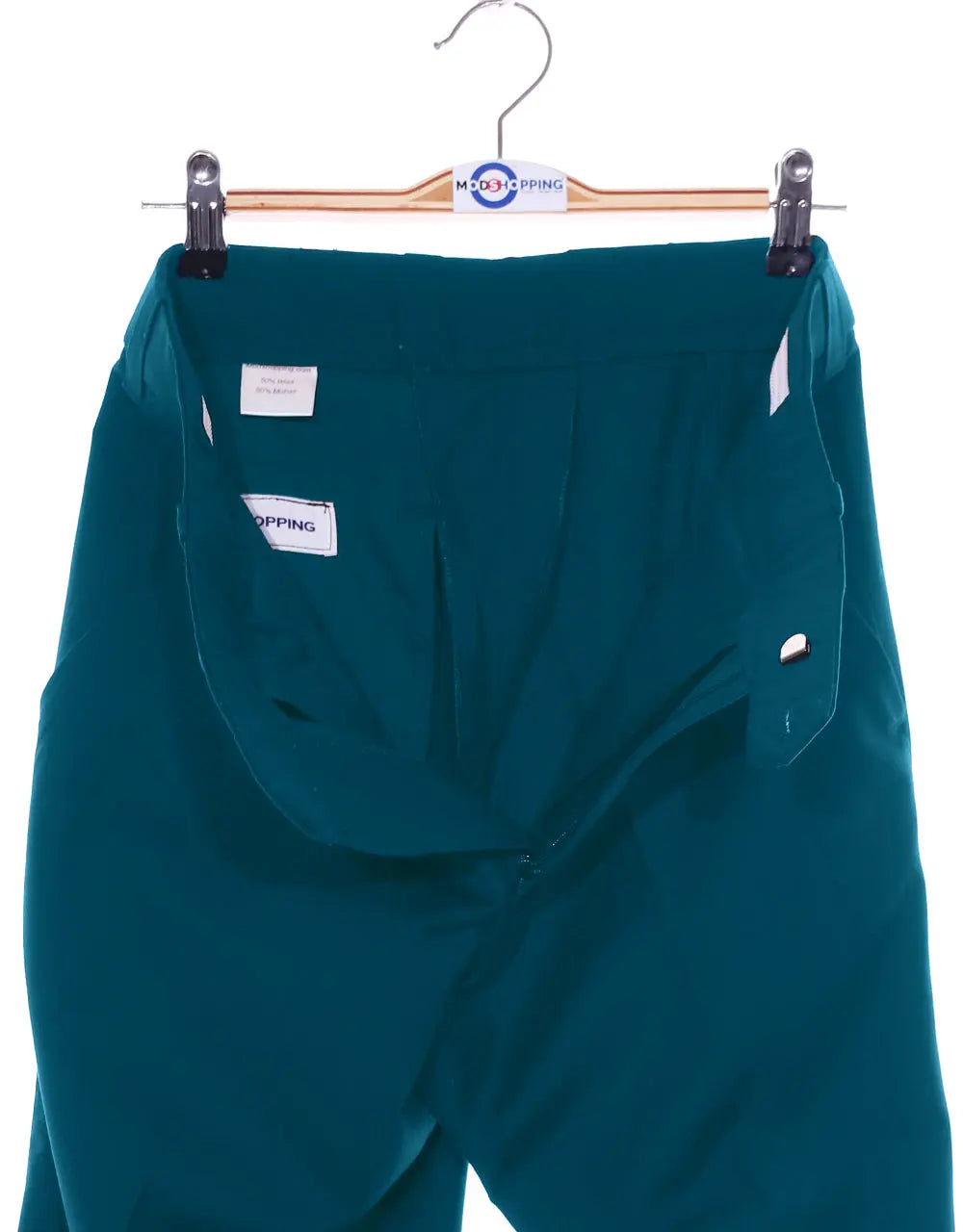 Two Button Suit - Peacock Blue Suit Modshopping Clothing