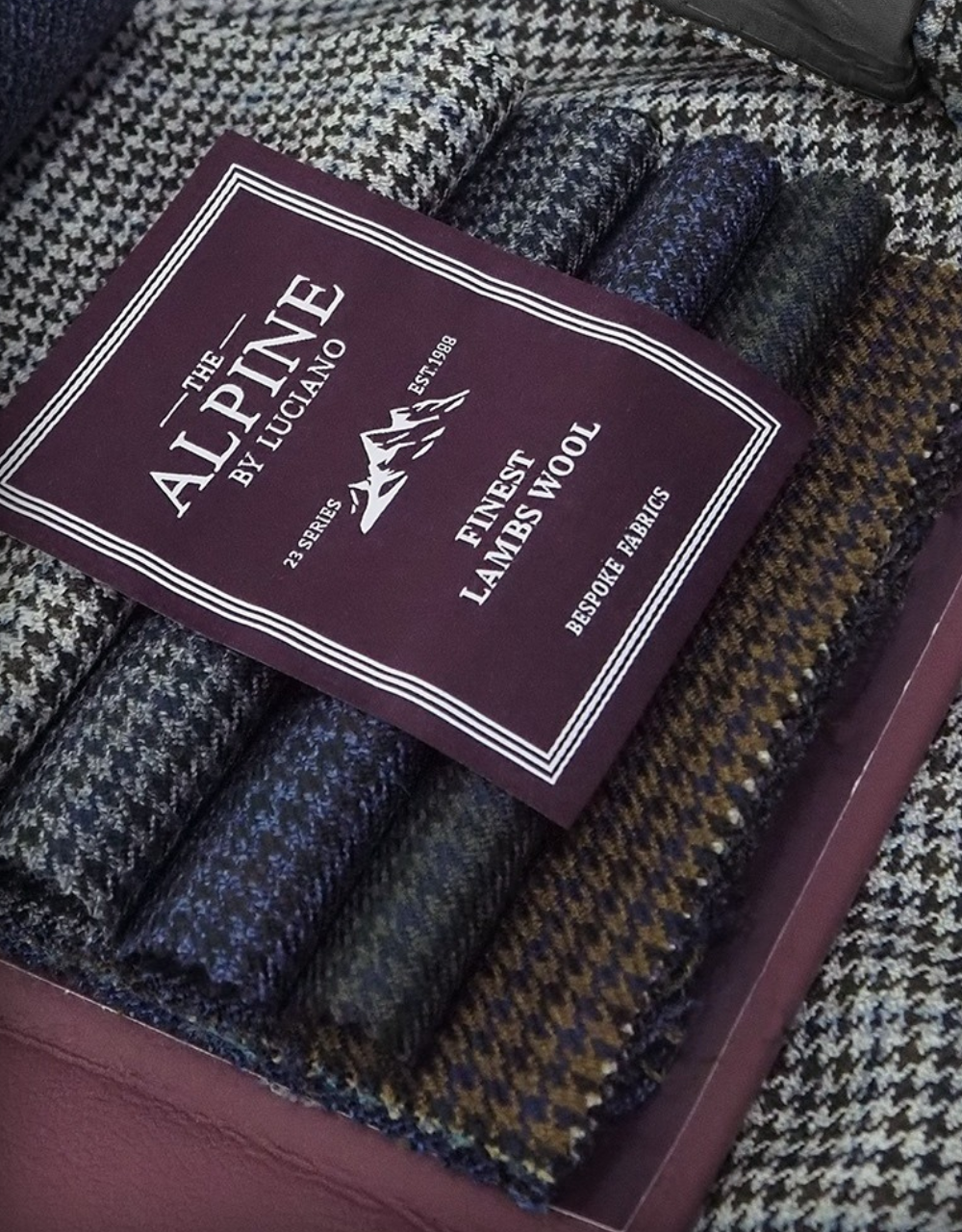 Mod Blazer - Grey and Brown Houndstooth Blazer