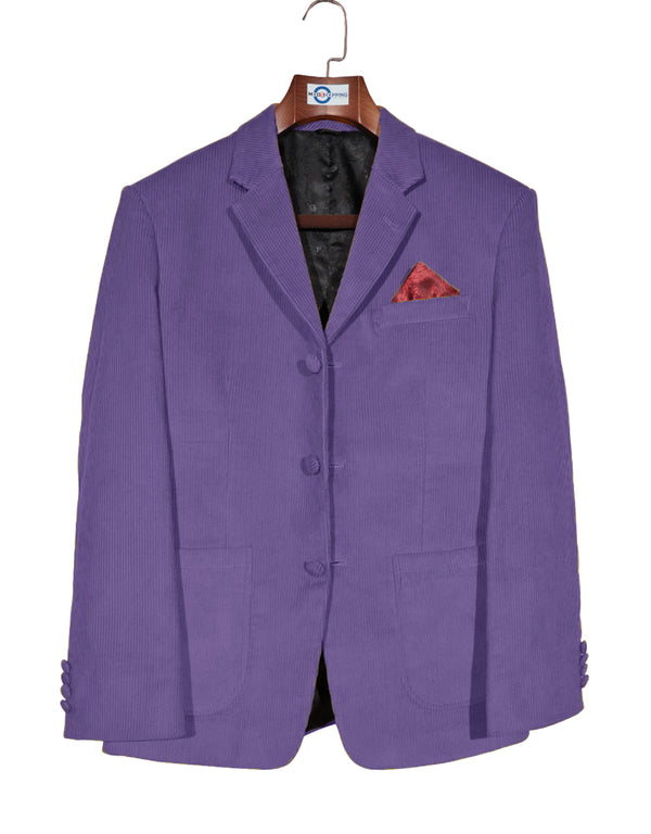 Corduroy Jacket - Purple Corduroy Jacket