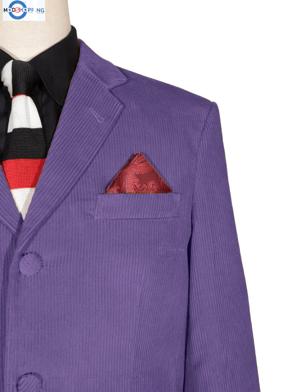 Corduroy Jacket - Purple Corduroy Jacket